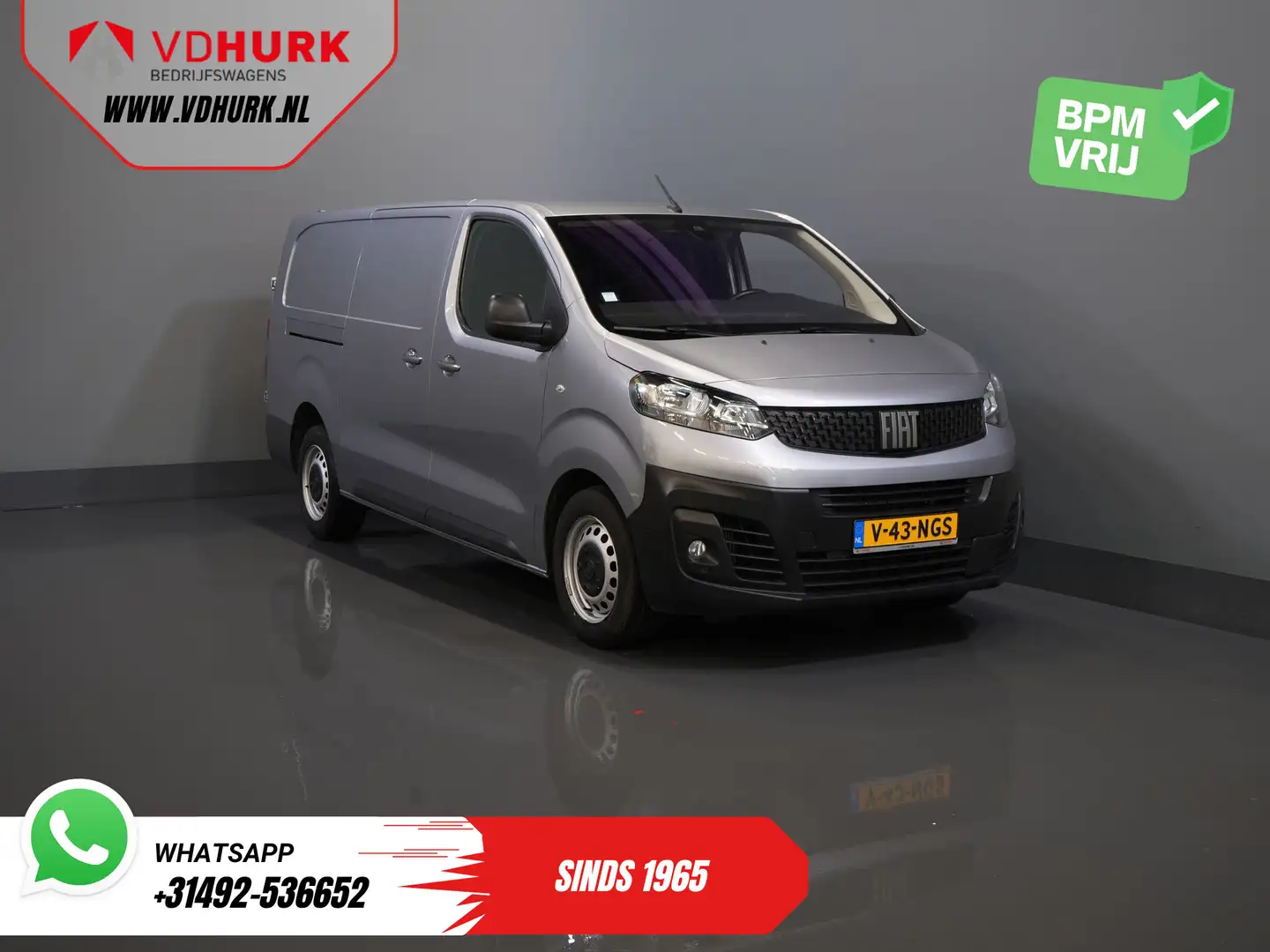 Toyota Proace Worker (Fiat Scudo) 2.0 MJ 145 pk L3 BPM VRIJ! Ada Argent - 1