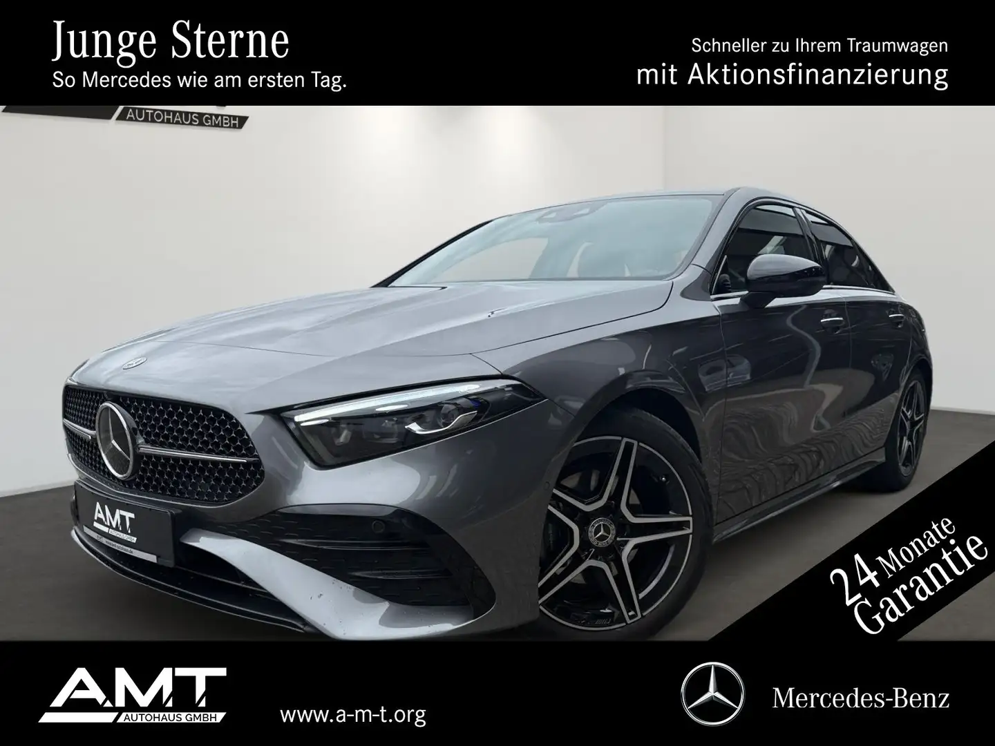 Mercedes-Benz A 200 Limo AMG/H-UP/Pano.Dach/Memory/Ambiente/AH Grau - 1