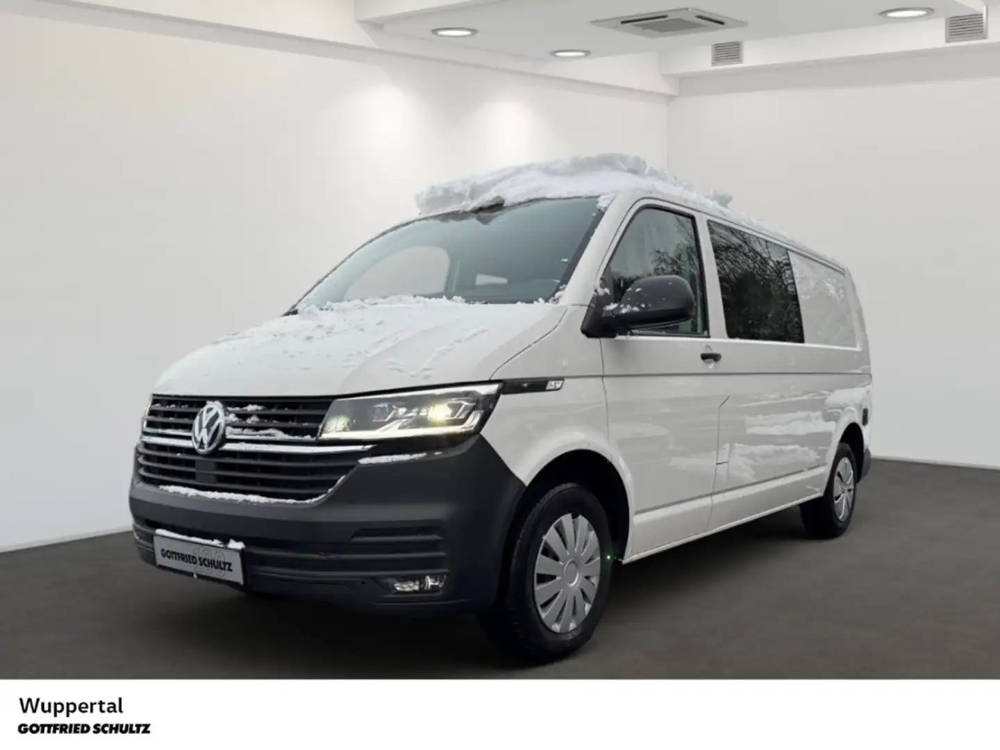 Volkswagen T6 Transporter Plus 2.0 TDI 5-Sitzer DSG NAVI STHZ LED SHZ PDC Weiß - 1