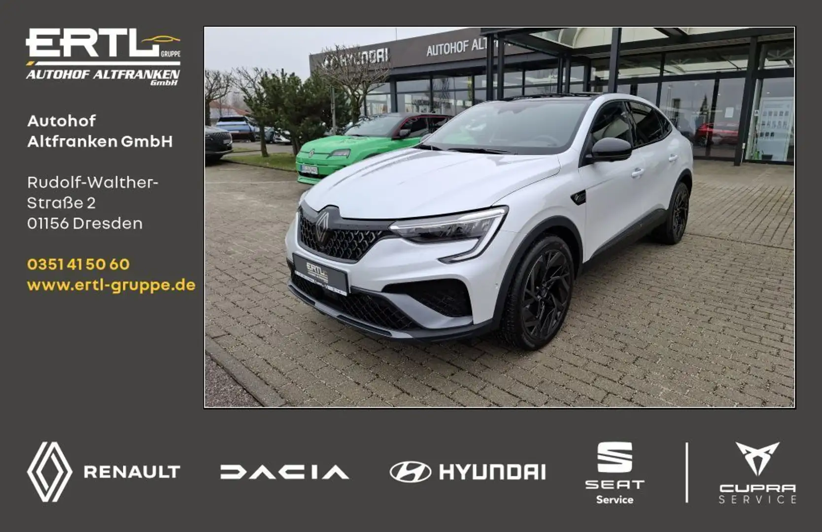 Renault Arkana ESPRIT ALPINE Mild Hybrid 160 EDC Weiß - 1