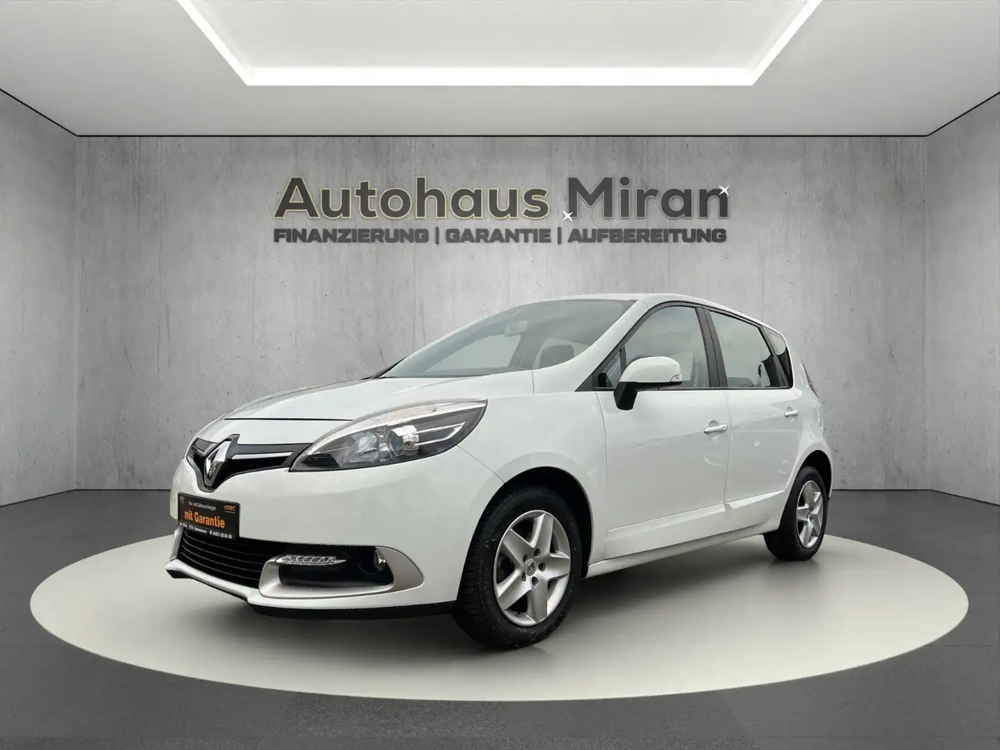 Renault Scenic III Auth. ( 77Tkm* Euro 6* TÜV neu ) Blanc - 1