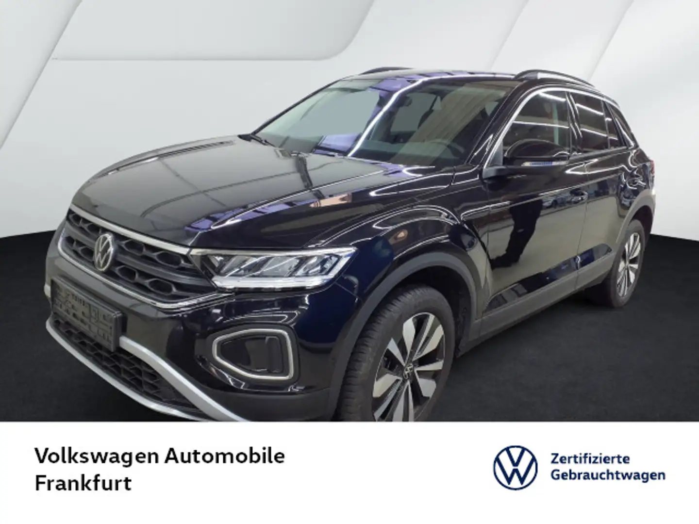 Volkswagen T-Roc 1.0 TSI Goal Navi LED DAB+ FrontAssist Schwarz - 1