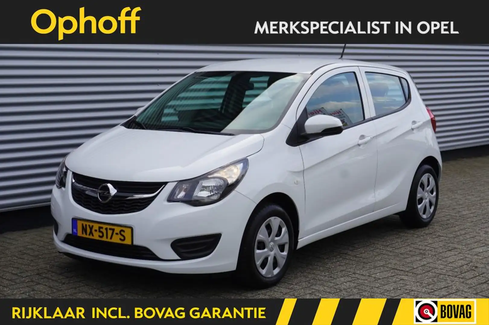 Opel Karl 1.0 Edition / Airco / Cruise Control / Bluetooth Blanc - 1