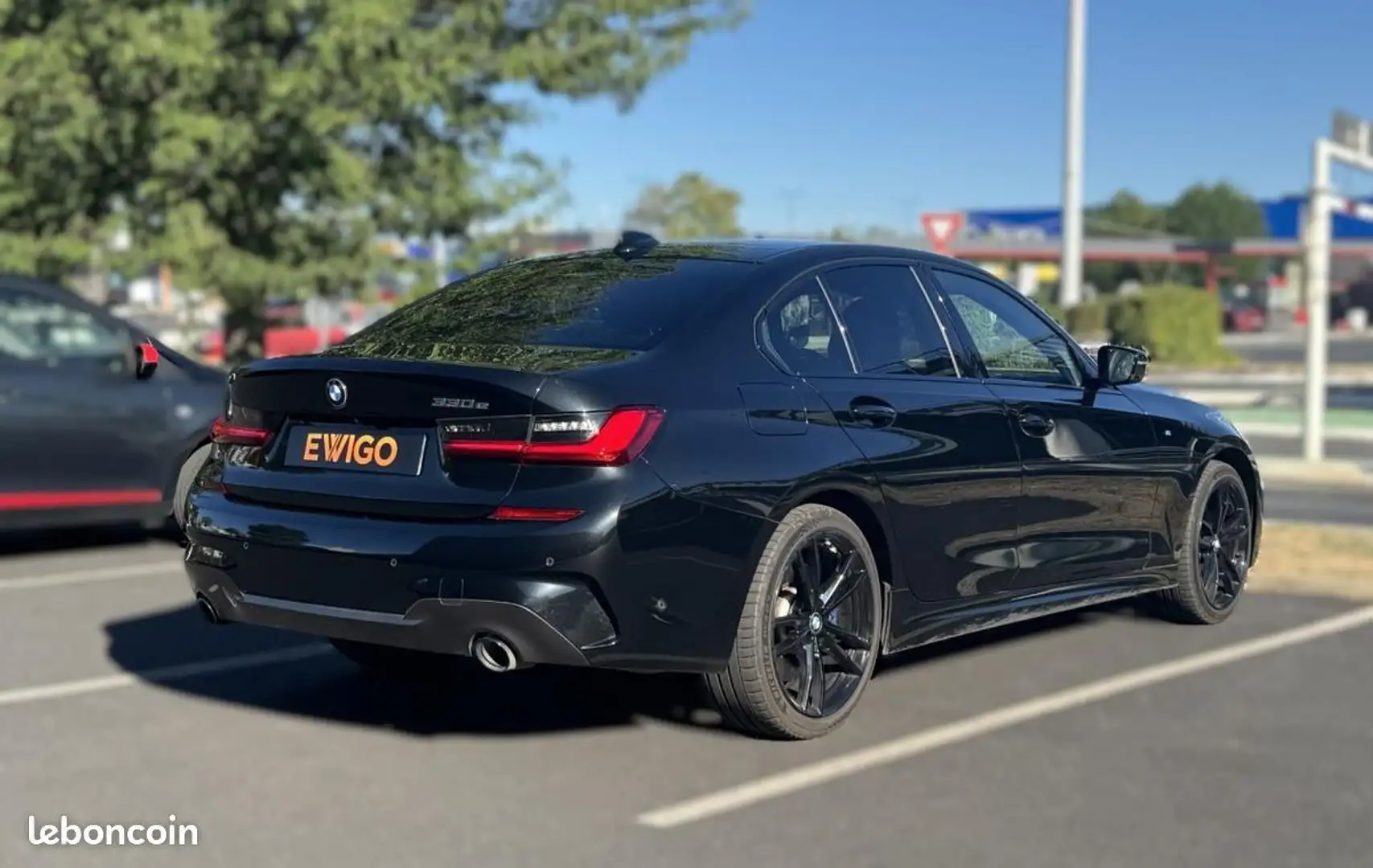 BMW 330 2.0 330E 292CH HYBRID M-SPORT BLACK PACK ENTRETIEN Zwart - 2