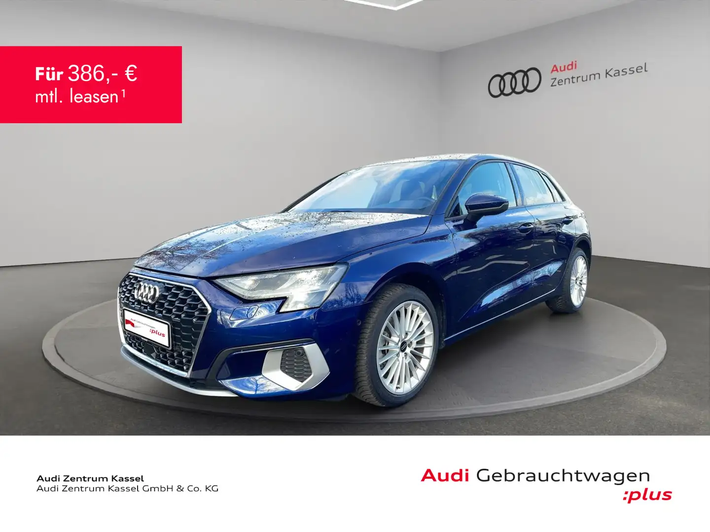 Audi A3 30 TFSI LED Navi PDC+ Teilleder Blau - 1