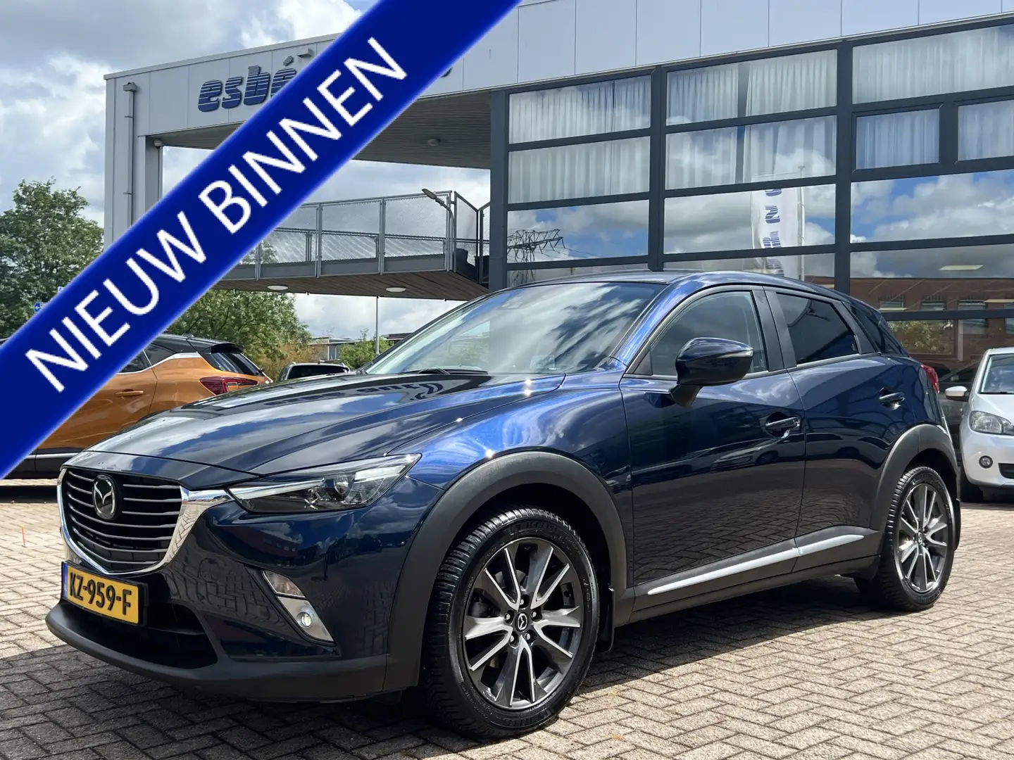 Mazda CX-3 2.0 SkyActiv-G 120 Automaat GT-M Navigatie Trekhaa Blauw - 1