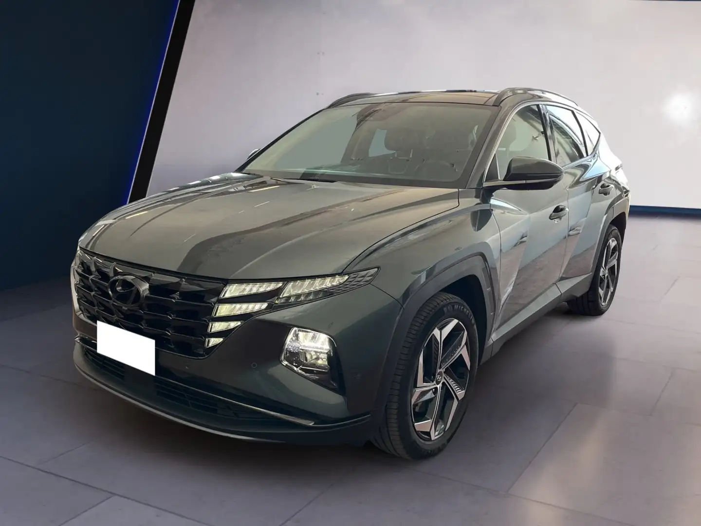 Hyundai TUCSON III 2021 1.6 hev Exellence Leather Pack 2wd auto Grigio - 2