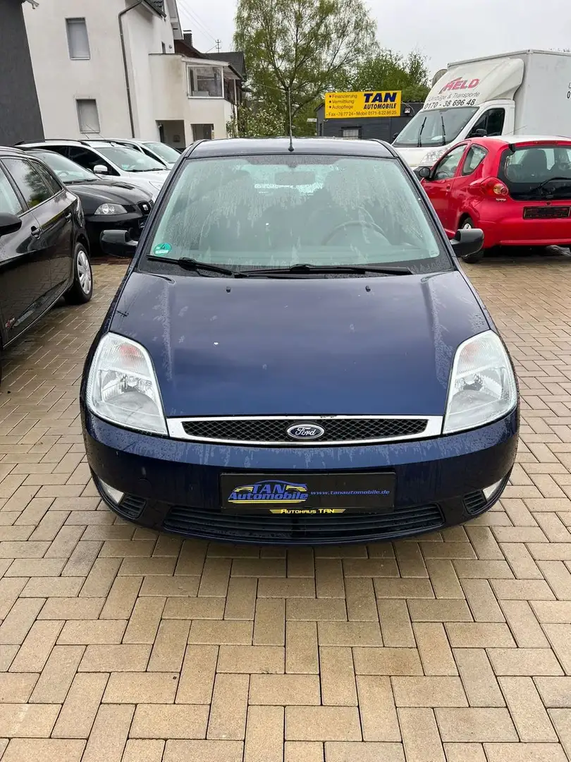 Ford Fiesta 1.4 16V Ambiente TÜV NEU Синій - 2
