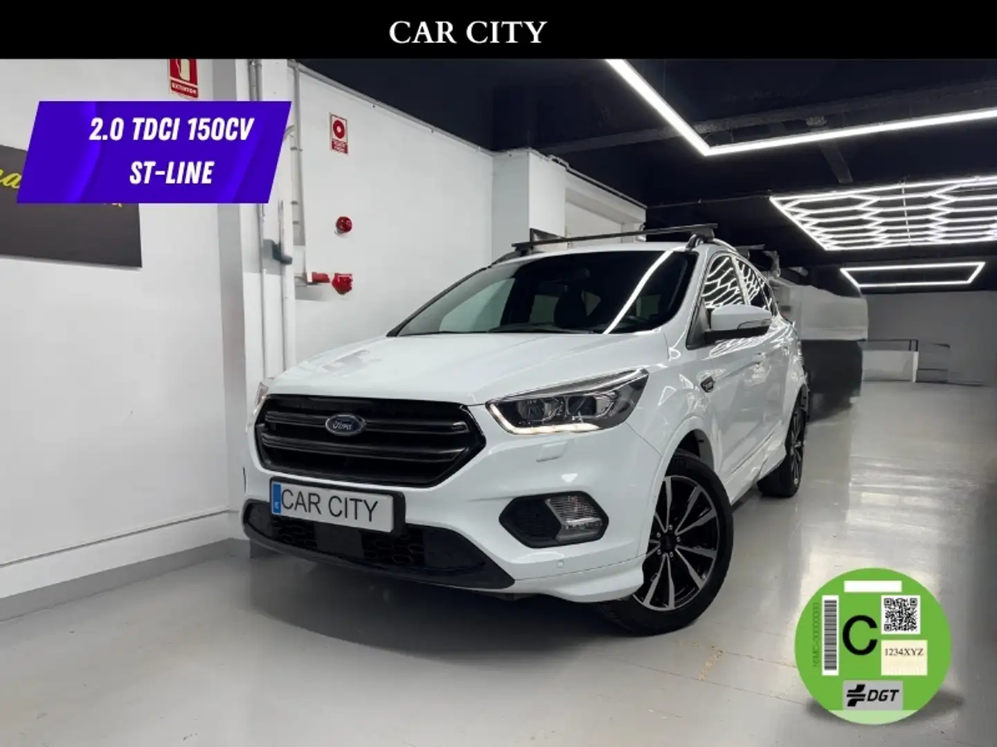 Ford Kuga 2.0TDCi Auto S&S ST-Line 4x2 150 Blanc - 1
