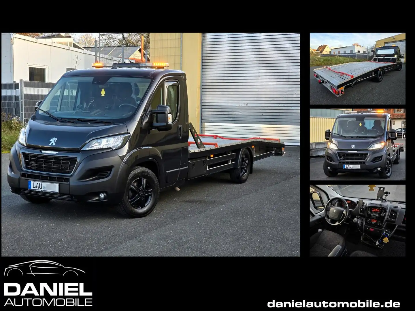 Peugeot Boxer 165 BlueHDi L4 S&S 1.HD+LUFTFED.+AHK+KLIMA Schwarz - 1