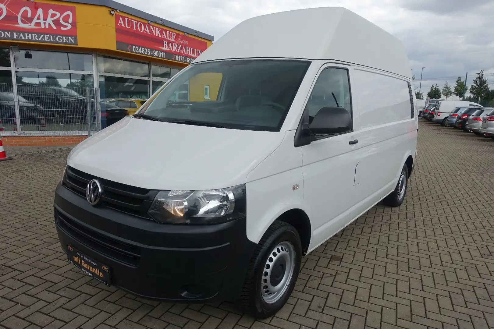 Volkswagen T5 Kombi T5 Transporter Kasten-Hochdach lang*Klima*1.Hand Blanc - 1