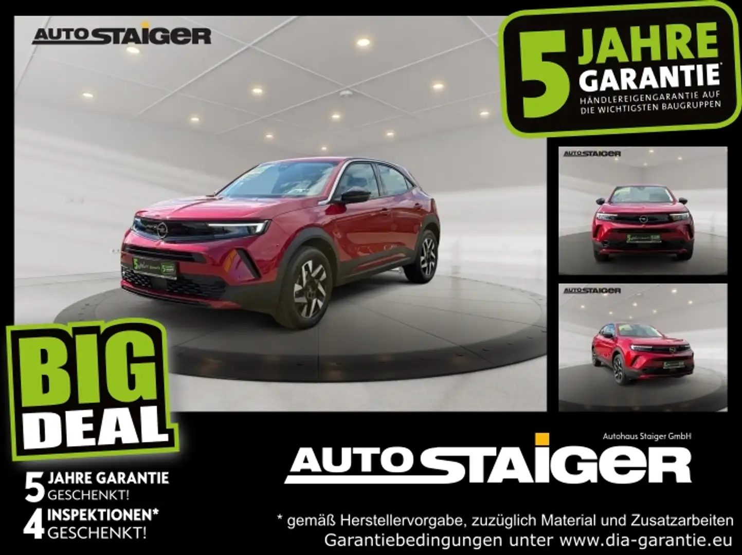 Opel Mokka 1.2 Turbo Elegance FLA LM KAM LED W-Paket Rot - 1