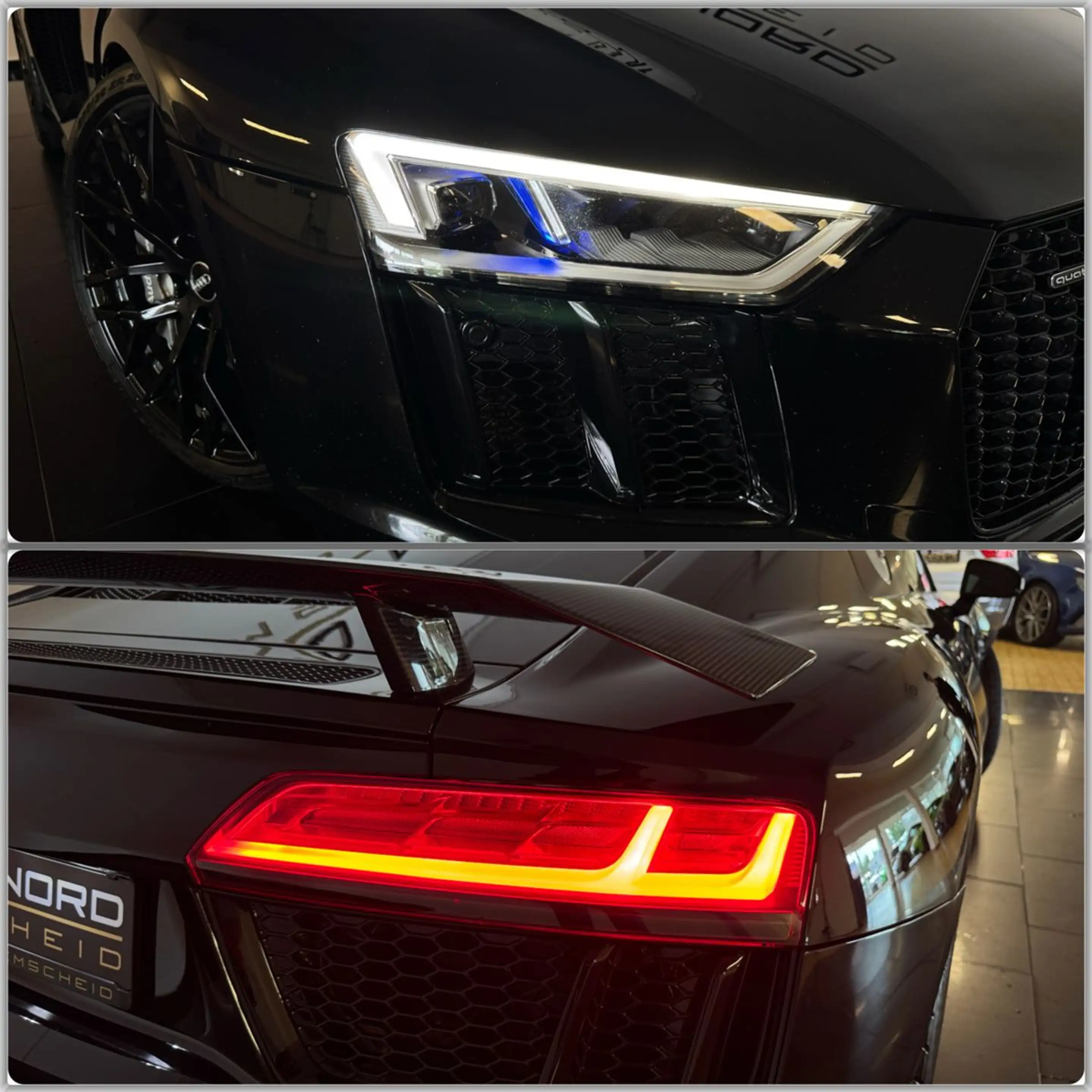 Audi R8 5.2 FSI plus q. *Laser*B&O*S-AGA*Carbon*Cam* — photo 4