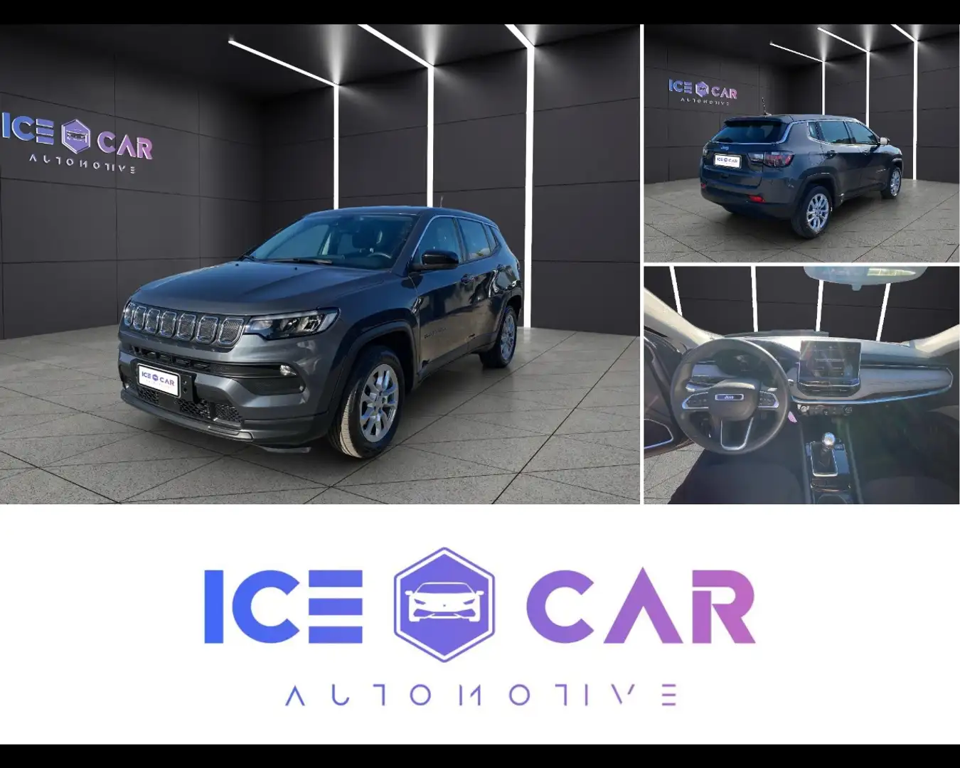 Jeep Compass 2ª serie - Compass 1.6 Multijet II 2WD Business Grijs - 1