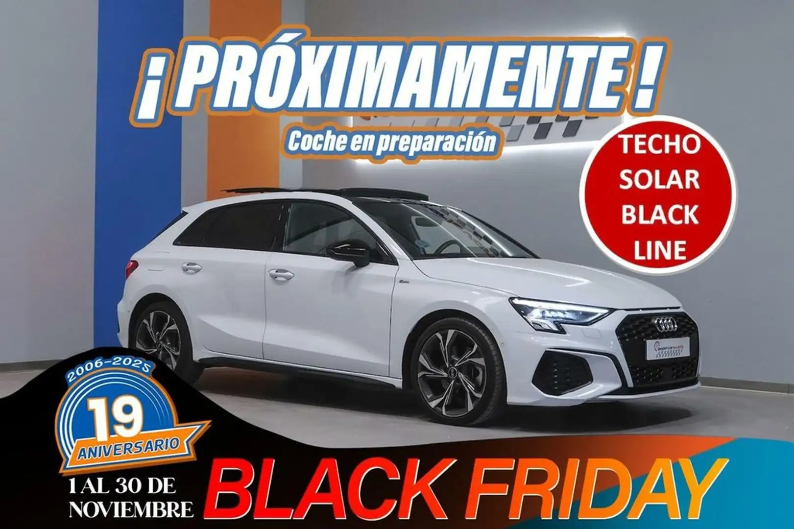 Audi A3 SPORTBACK BLACK LINE 35 TDI 150CV Blanco - 1