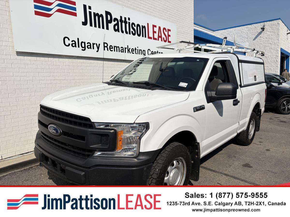 2019 Ford F-150 3.3L V6 XL 4x4 Reg Cab 6.5 Foot Box w/Canopy & Lad
