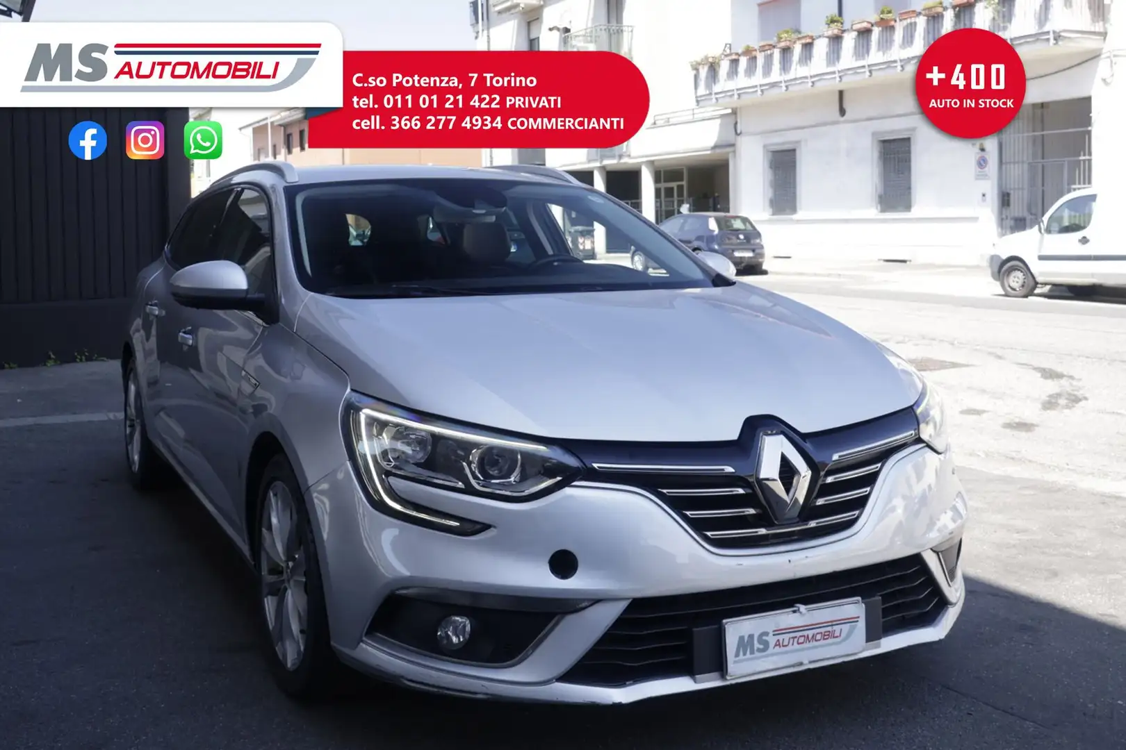 Renault Megane Renault Mégane dCi 8V 110 CV EDC Energy Bose 81KW Сірий - 1