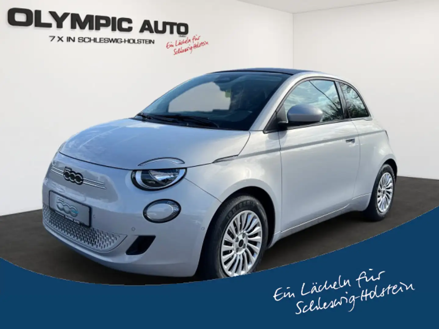 Fiat 500e Cabrio 23,8 kWh Blue Edition KAMERA CARPLAY Modrá - 1