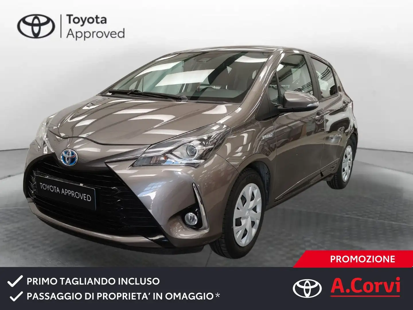 Toyota Yaris 1.5 Hybrid 5 porte Active Bronzo - 1