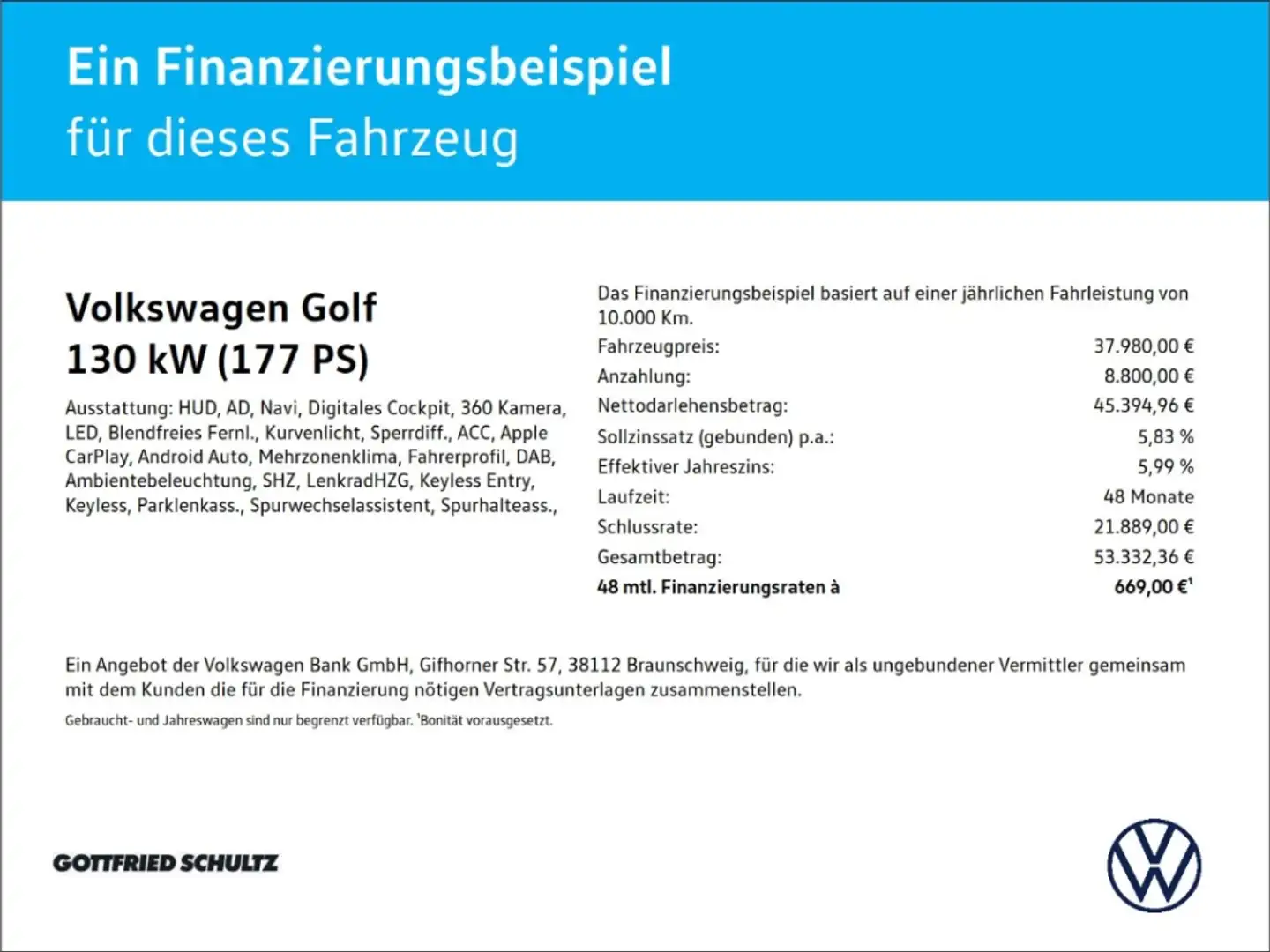 Volkswagen Golf GTE 1.5l eHybrid 130 kW IQ.Light Business Premium( Weiß - 2