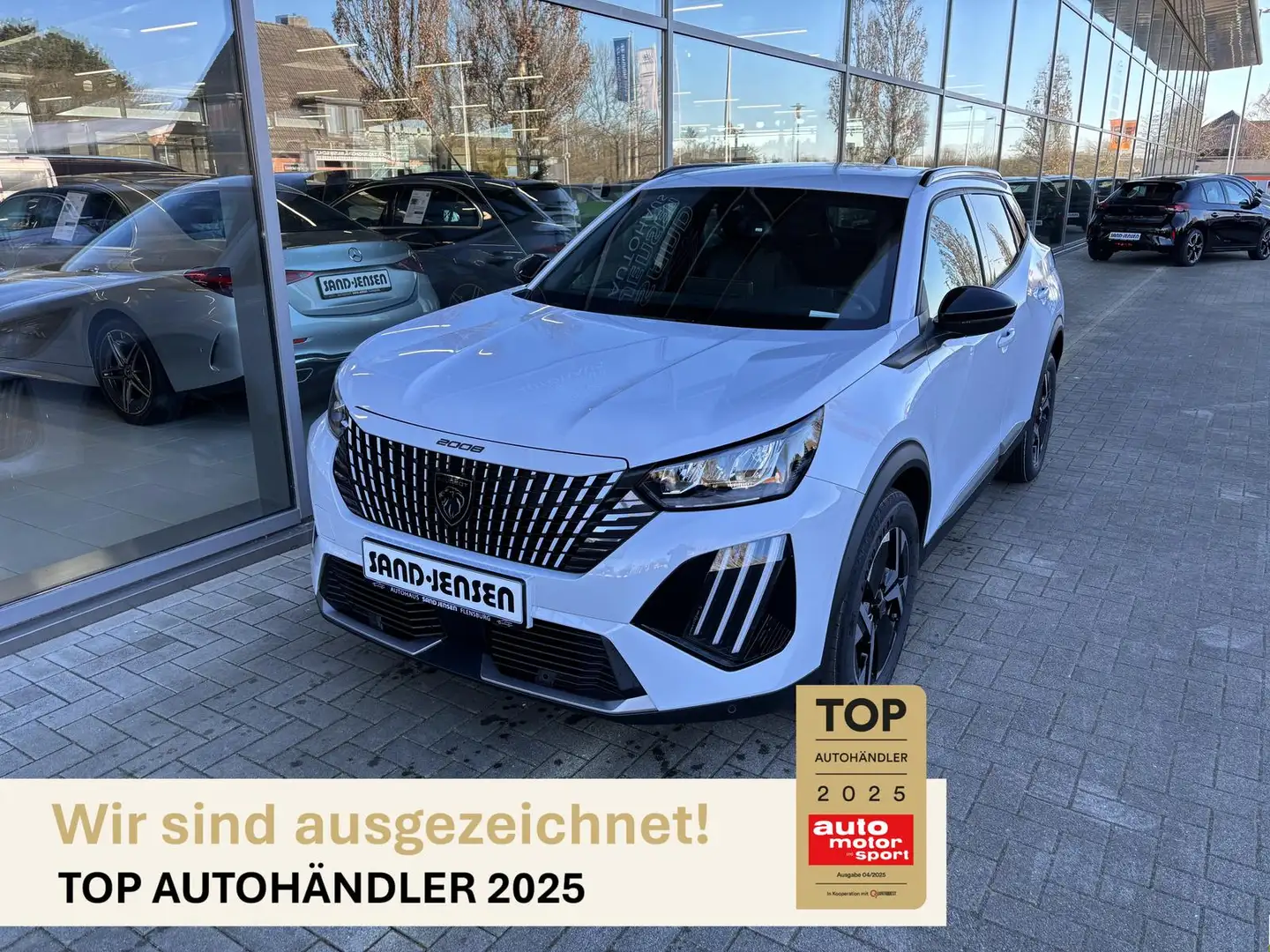 Peugeot 2008 Allure 130 PT Facelift Temp 17" Carplay LED Bílá - 1