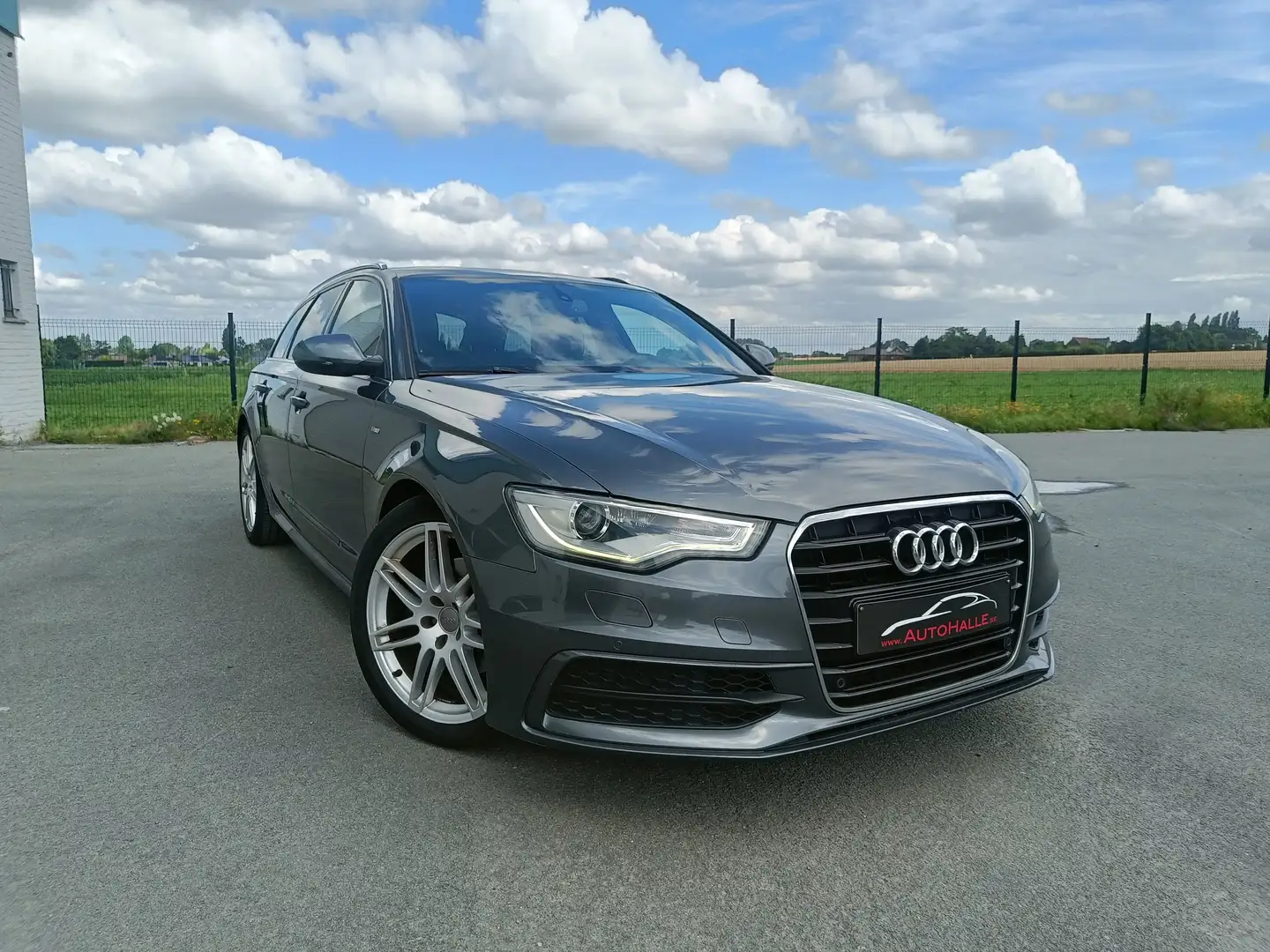 Audi A6 A6 2.0 TDi S line AUTOMAAT - GPS/LEER/AIRCO/XENON Nero - 1