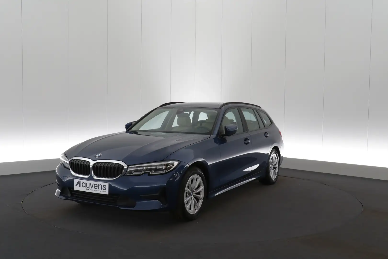 BMW 320 3 Touring 320i Business LEDER/CUIR LED GPS PDC Ver Bleu - 1