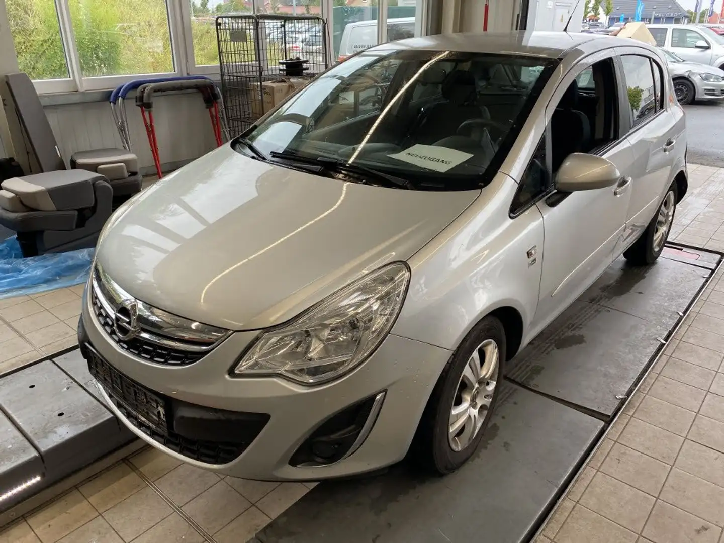 Opel Corsa 150 Jahre Opel/2.Hand/Klima/Temp./SHZ/Alufelgen/ Grau - 1