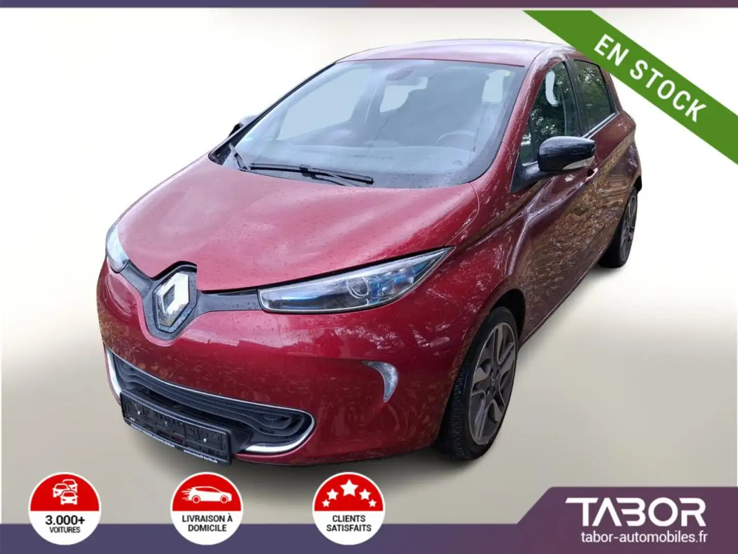 Renault ZOE Q90 Intens batterie achat GPS cam Rouge - 1