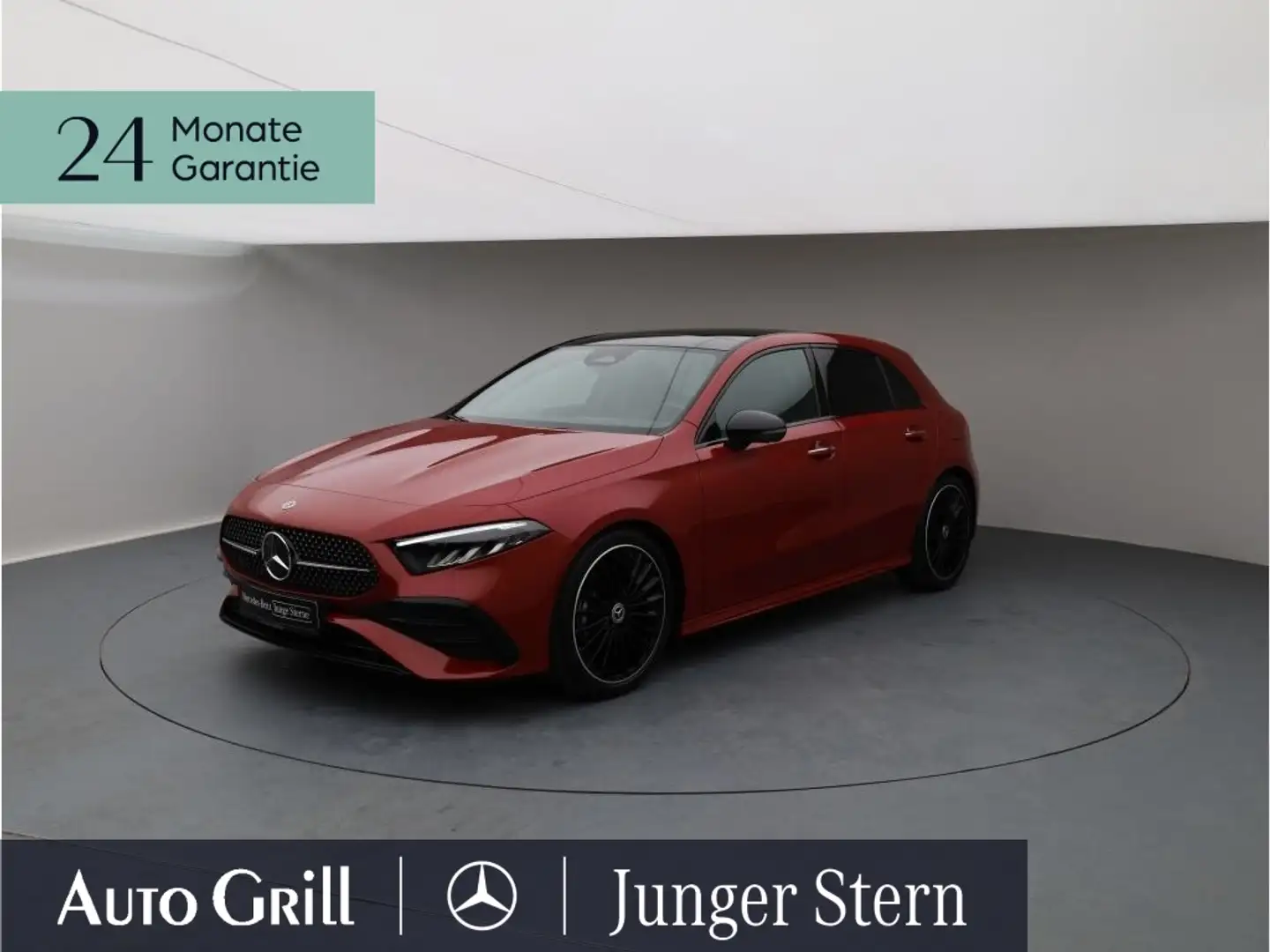 Mercedes-Benz A 180 AMG Night Pano Ambi 360 DistronicOD KeyGO Rot - 2