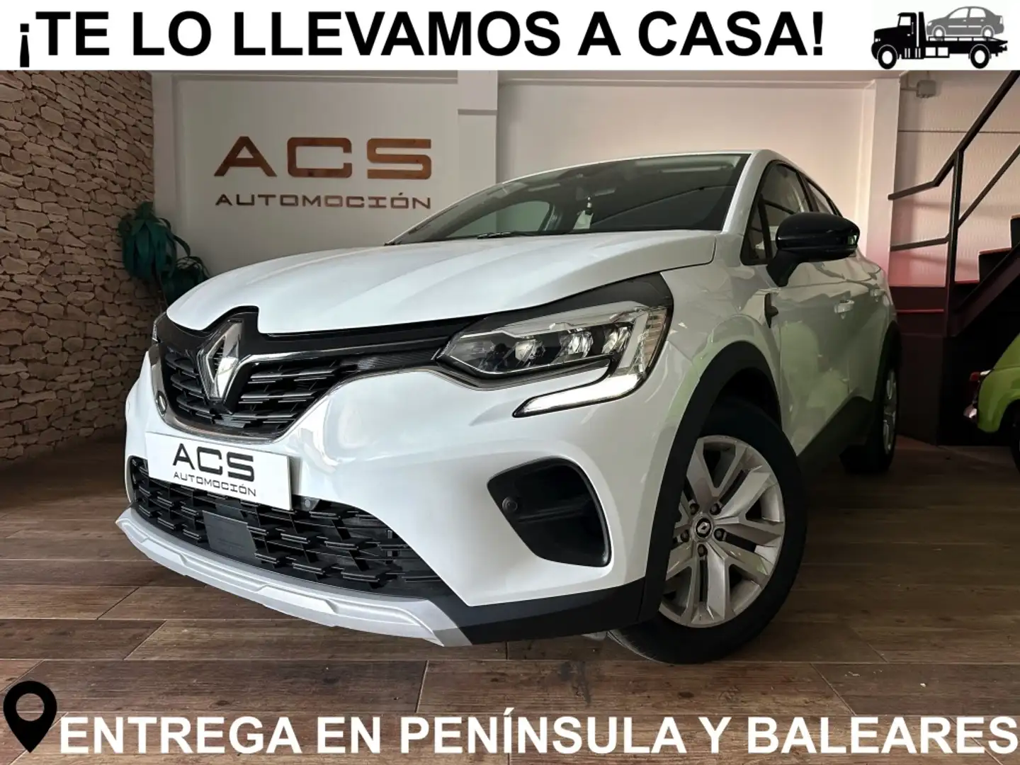 Renault Captur TCe Intens 74kW GLP Blanco - 1