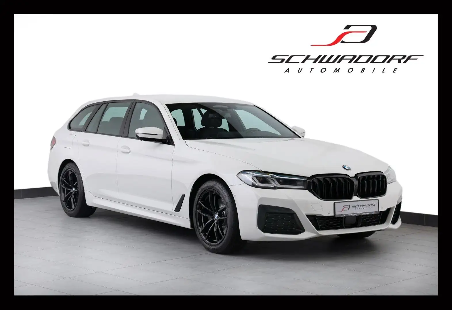 BMW 520 d xDrive Touring MSport HUD H&K ACC LASER AHK Weiß - 1