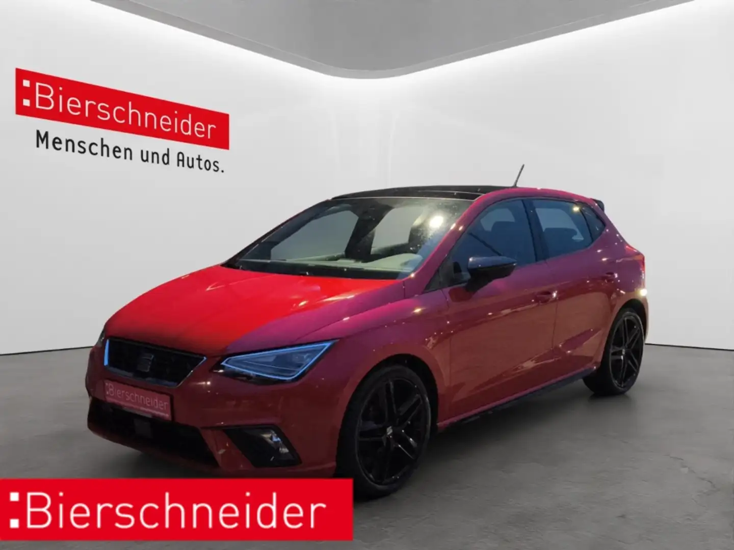 SEAT Ibiza 1.5 TSI DSG FR Black Edition VOLL-LED NAVI KAMERA Rot - 1