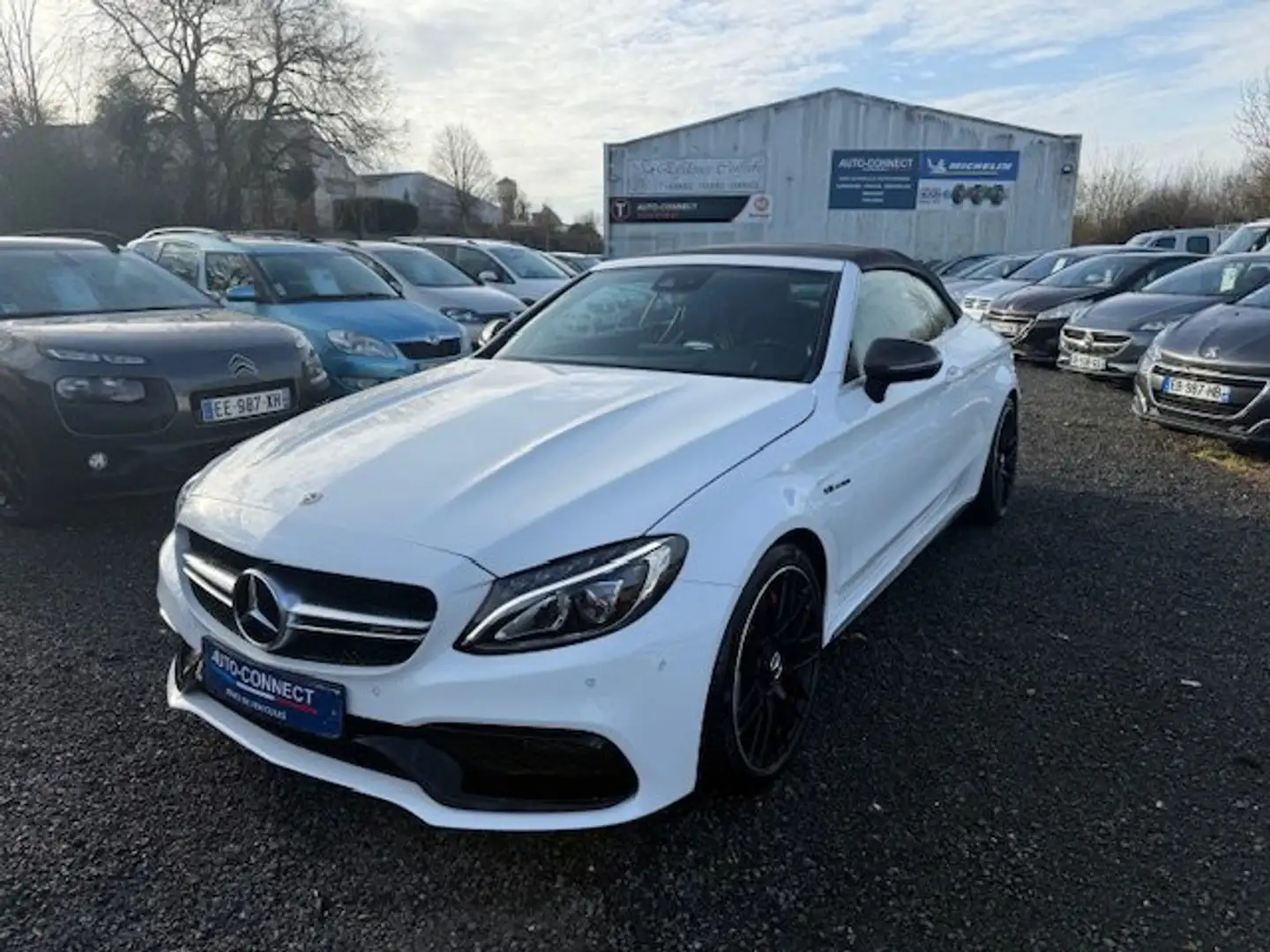 Mercedes-Benz C 63 AMG Classe C Cabriolet C63 AMG S Blanc - 1