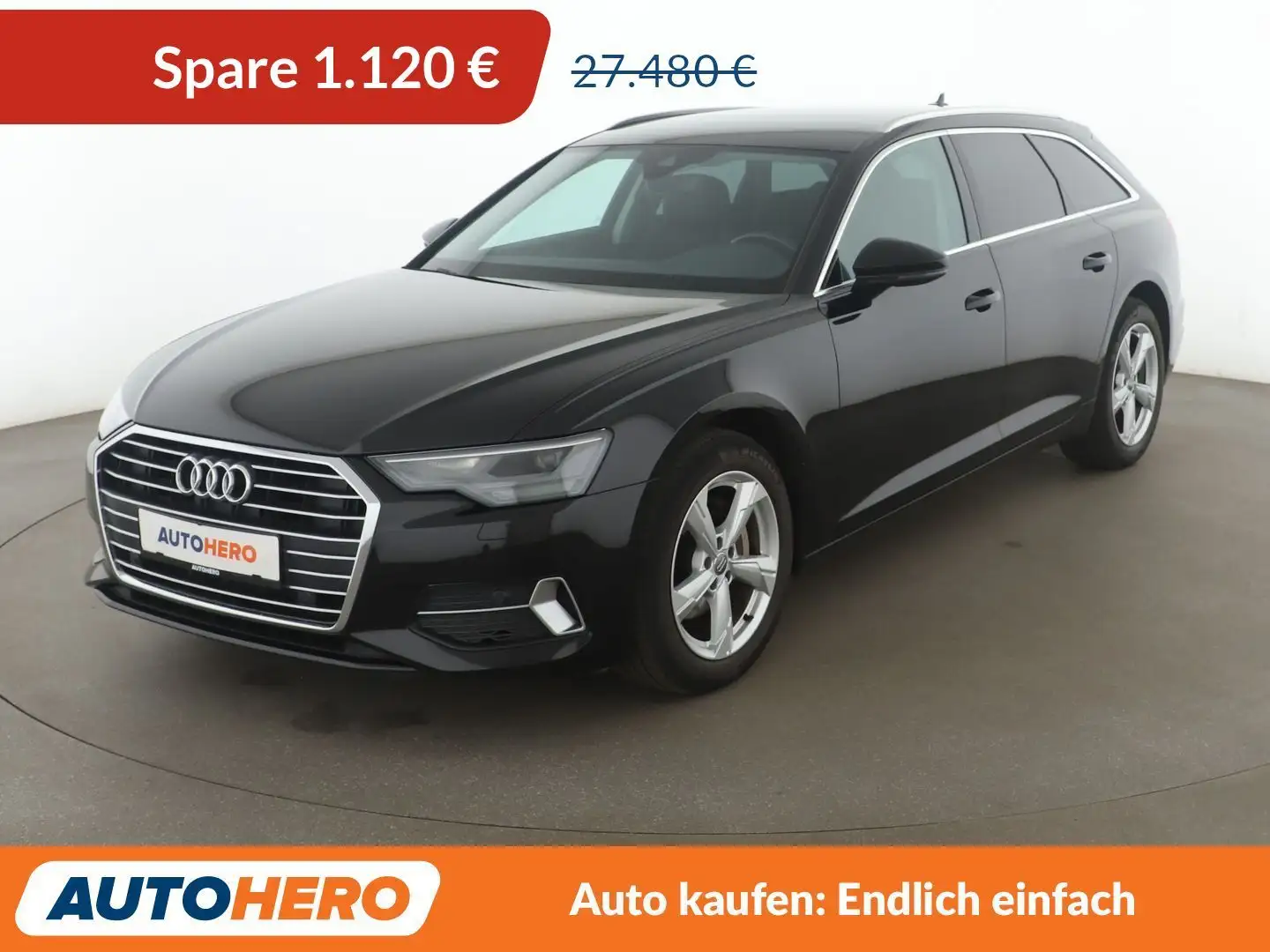 Audi A6 40 TDI Sport Aut.*NAV*LED*TEMPO*CAM*PDC*SHZ Schwarz - 1