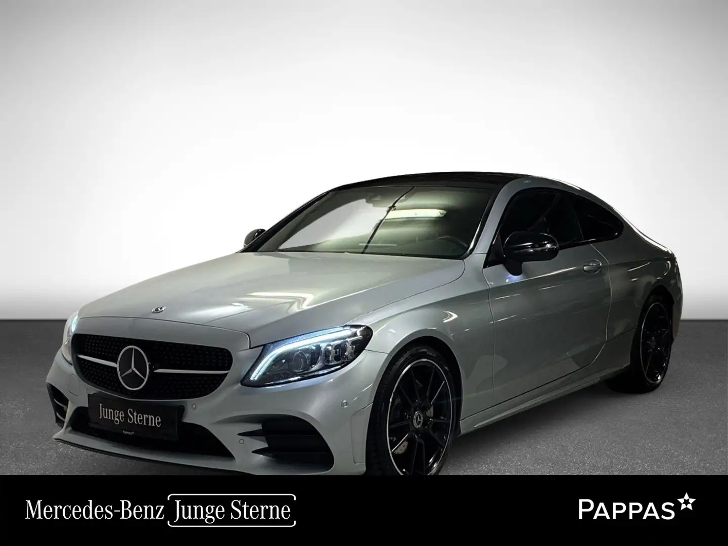 Mercedes-Benz C 220 d Coupé Cam SHZ Silber - 1