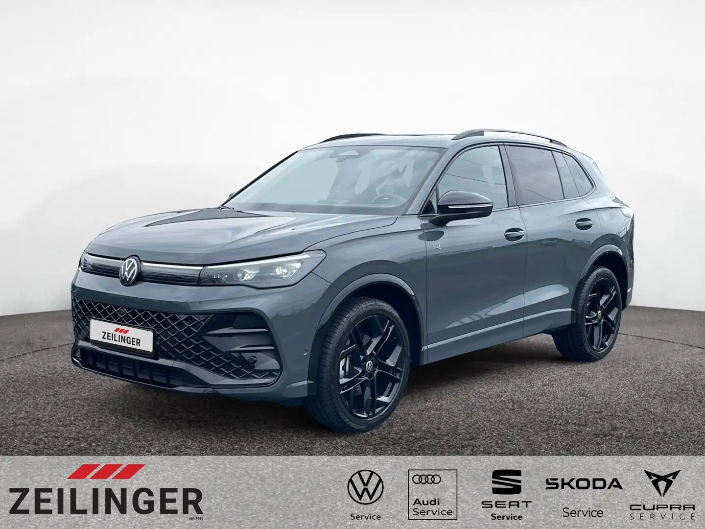 Volkswagen Tiguan R-Line 4Mo. TDI DSG|BLACK-STYLE|PANO|AHK Grau - 1