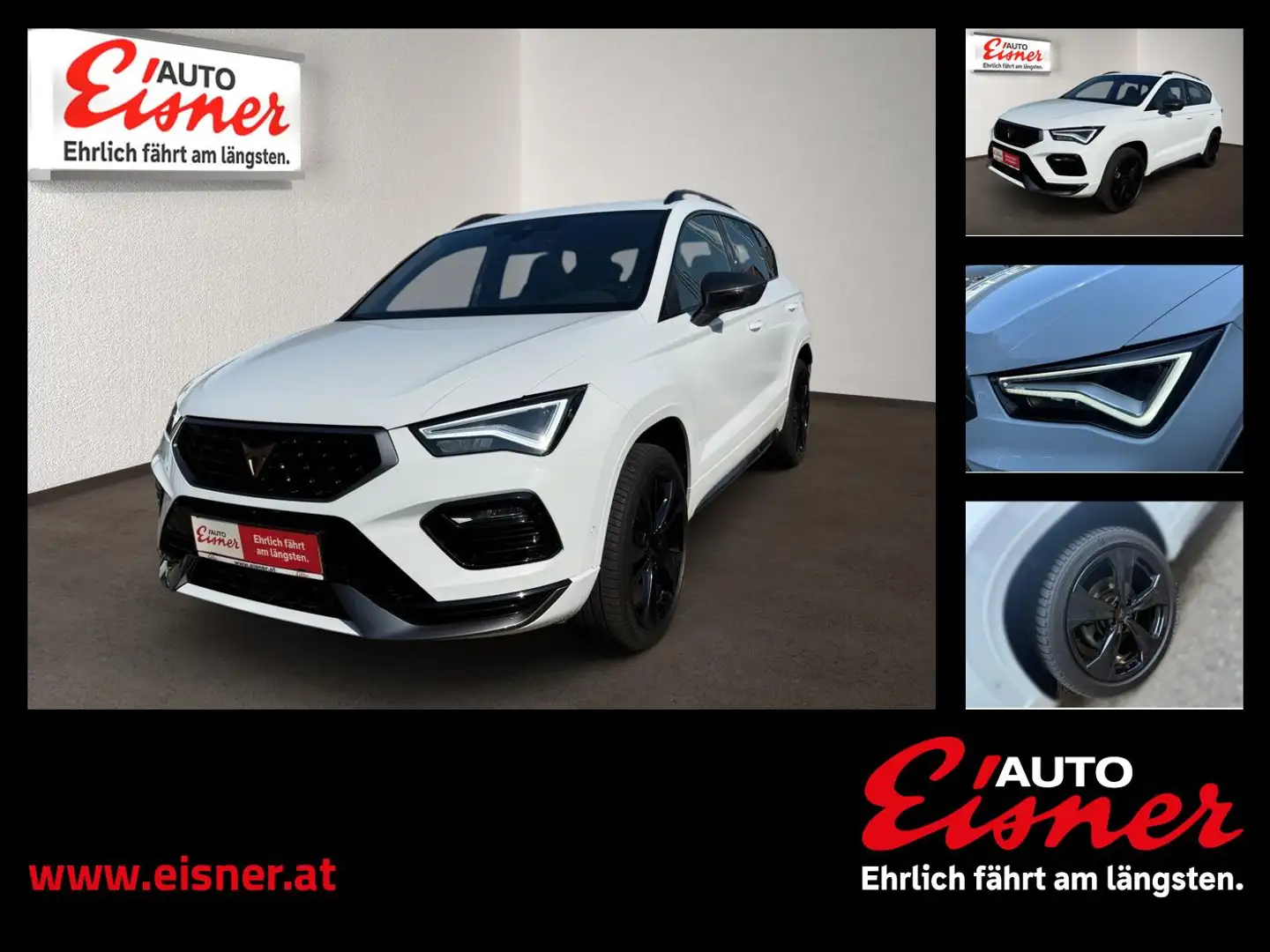 CUPRA Ateca 2.0 TSI 4Drive 2xKlima ACC AHK AUT Kam. LM Weiß - 1