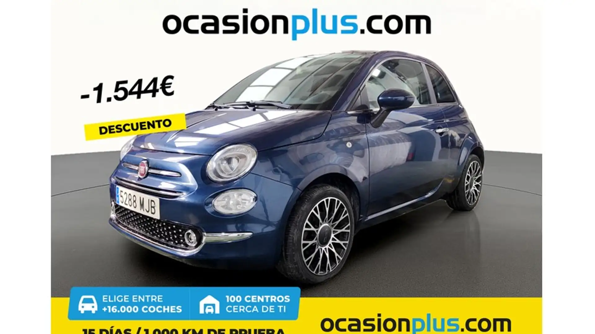 Fiat 500 1.0 Hybrid Dolcevita 52kW Azul - 1
