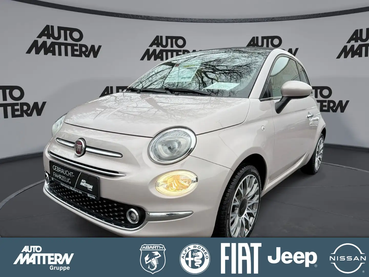 Fiat 500C Star LM 16" PDC Sportsitze Klima Allwetterr Weiß - 1