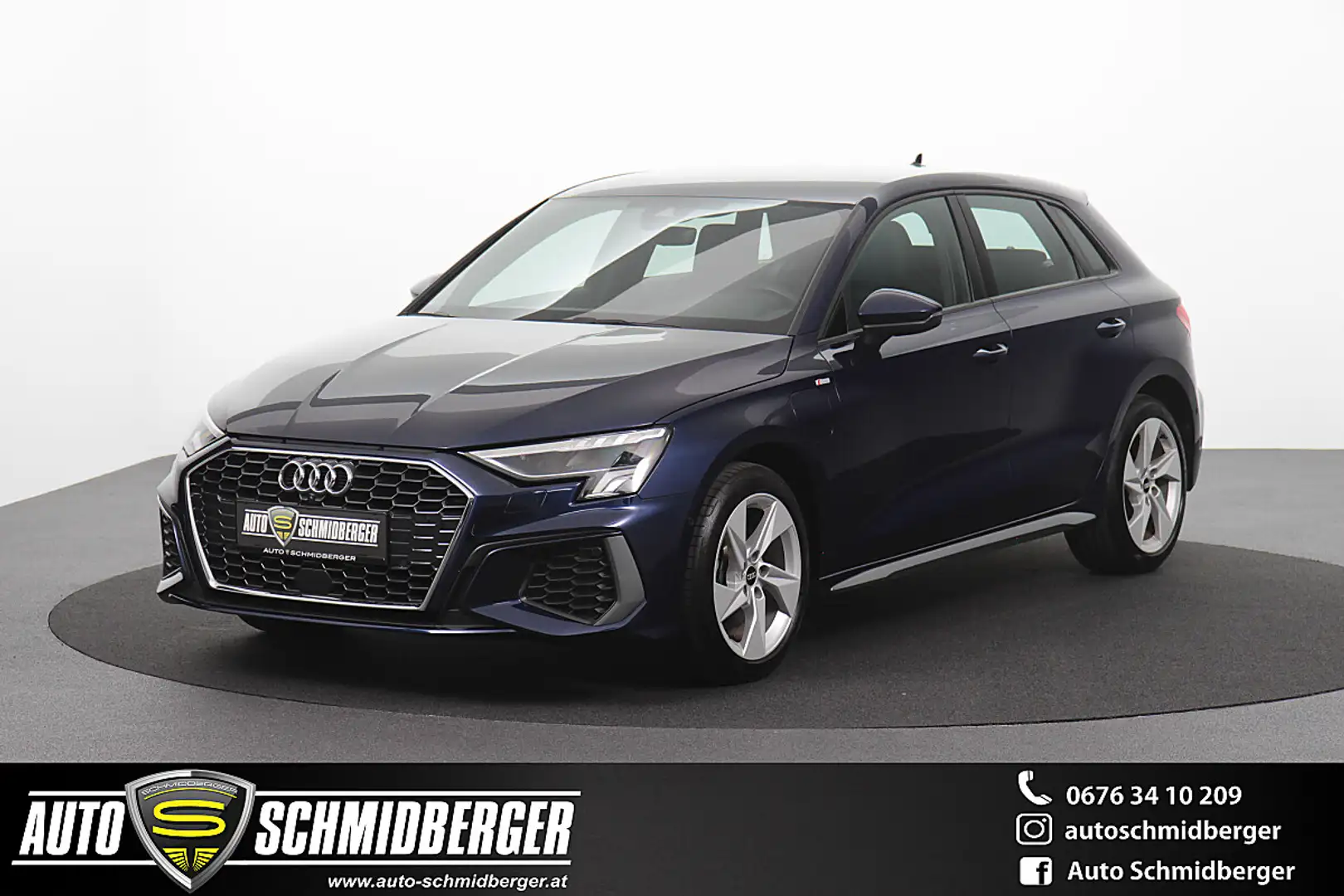 Audi A3 SB40 TFSIe 2xS-LINE*360°KAM*VOLL-LED*AMBIENTE Blau - 1