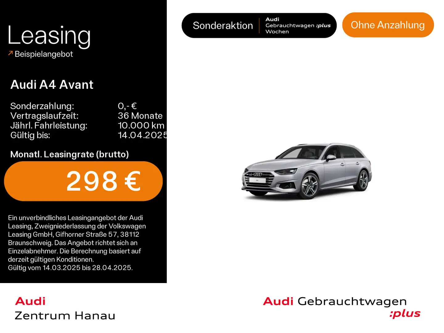 Audi A4 40 TFSI quattro advanced*LED*VIRTUAL*NA Silber - 1