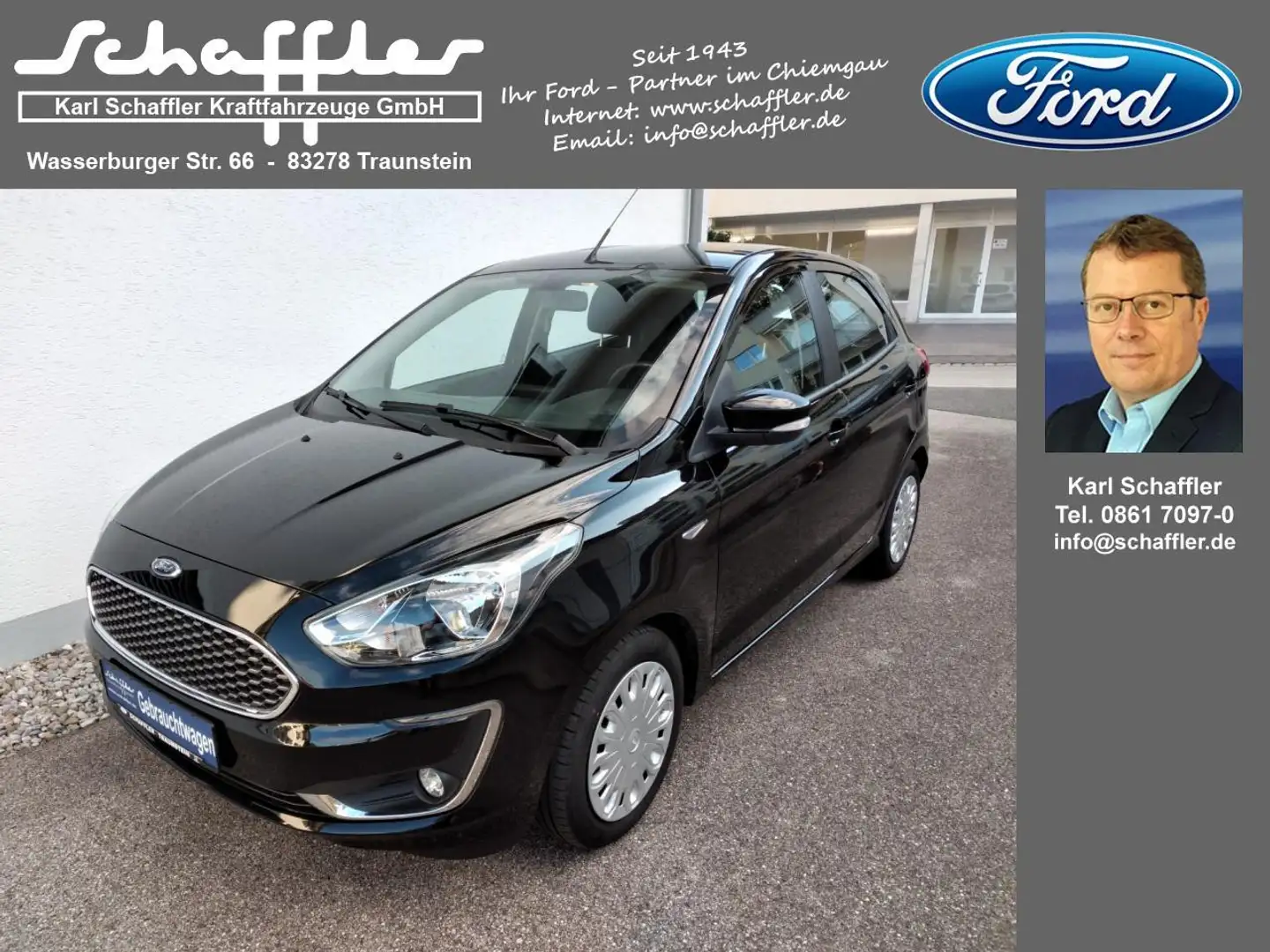 Ford Ka/Ka+ Cool & Connect Noir - 1