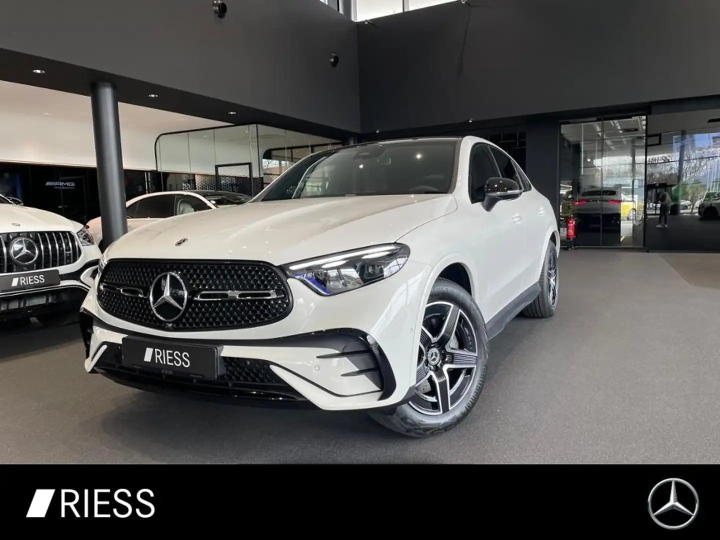 Mercedes-Benz GLC 220 d Coupé AMG+PANO+AHK+DISTR+DIGI L+MEMORY Weiß - 1