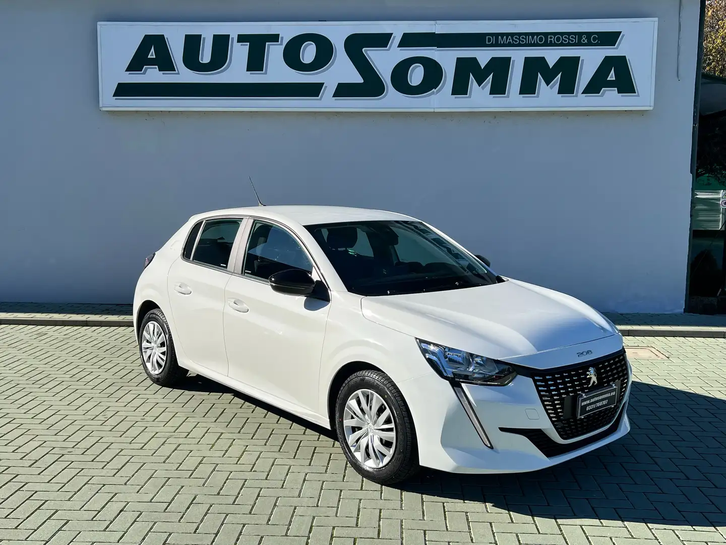 Peugeot 208 1.2 puretech Active OK per NEOPAT.- GOMME NUOVE! Bianco - 1