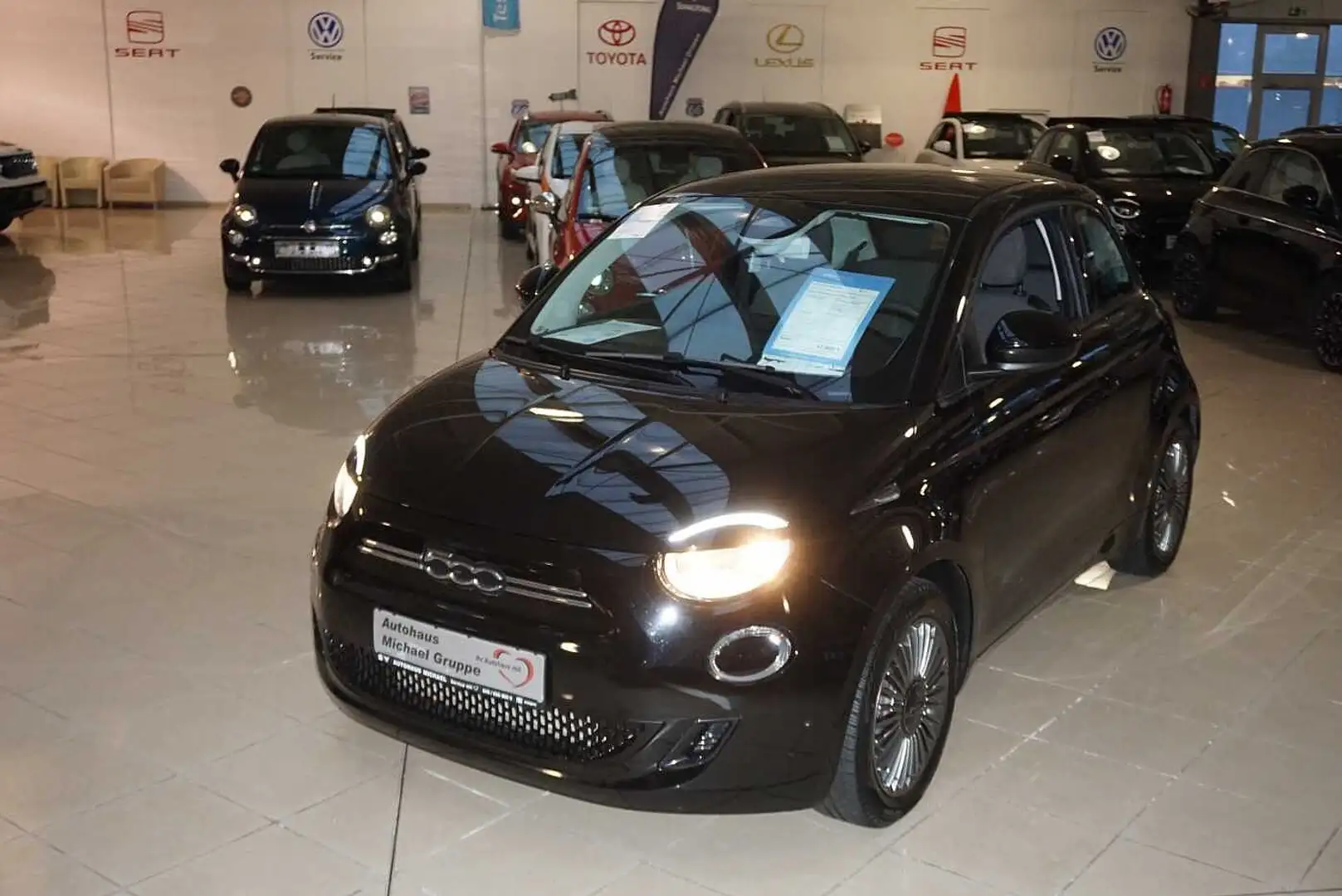 Fiat 500e 500 Elektro 500e Icon Schwarz - 1