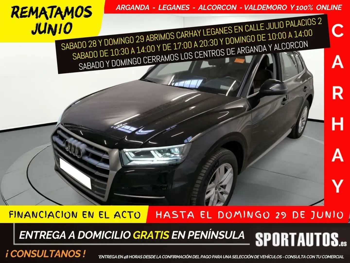 Audi Q5 50 TFSI E PHEVQ SPORT S TRONI Noir - 1