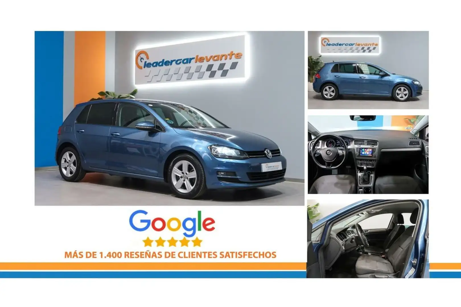 Volkswagen Golf 7 ADVANCE 2.0 TDI 150CV BMT DSG Azul - 2