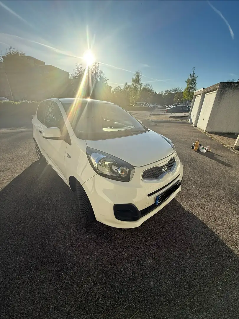Kia Picanto ab werk mit LPG Weiß - 2
