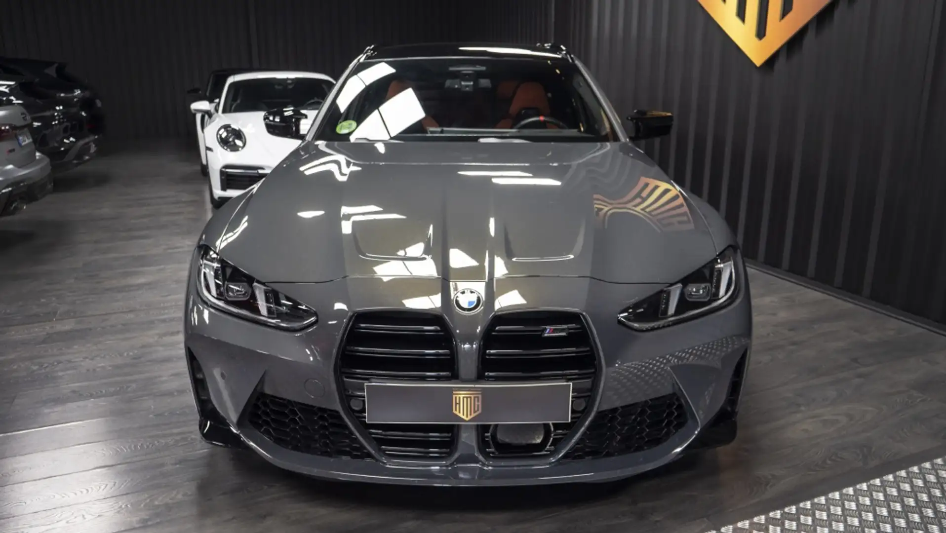 BMW M3 Competition Touring MxDrive Gris - 2